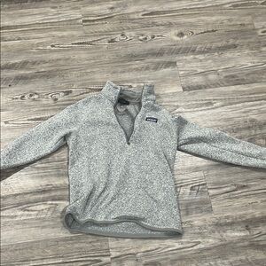 Patagonia Gray Fleece Jacket 1/4 zip